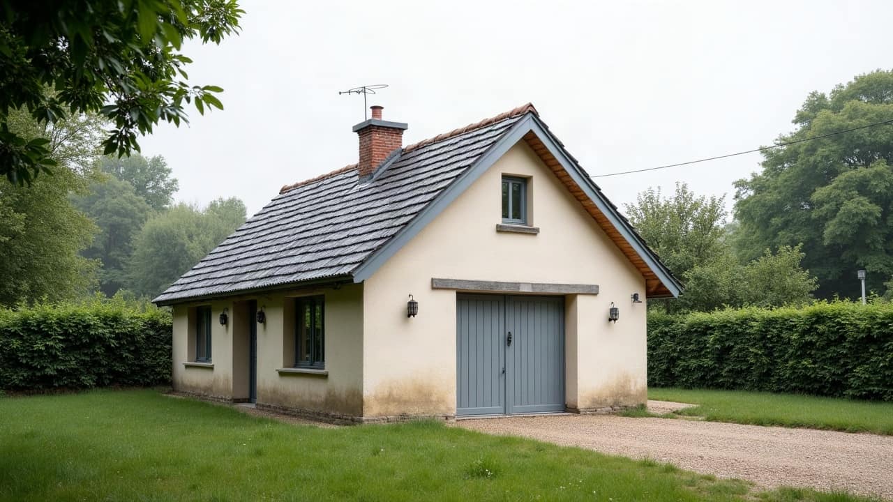 Garage ou abri de jardin en fibrociment : quelques plaques, les mêmes règles