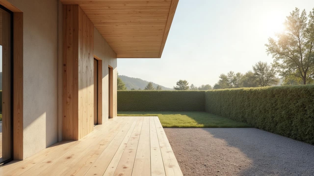 Rapport de diagnostic posé sur une table en bois clair à côté d'un plan de bâtiment, intérieur lumineux, aucune personne visible.